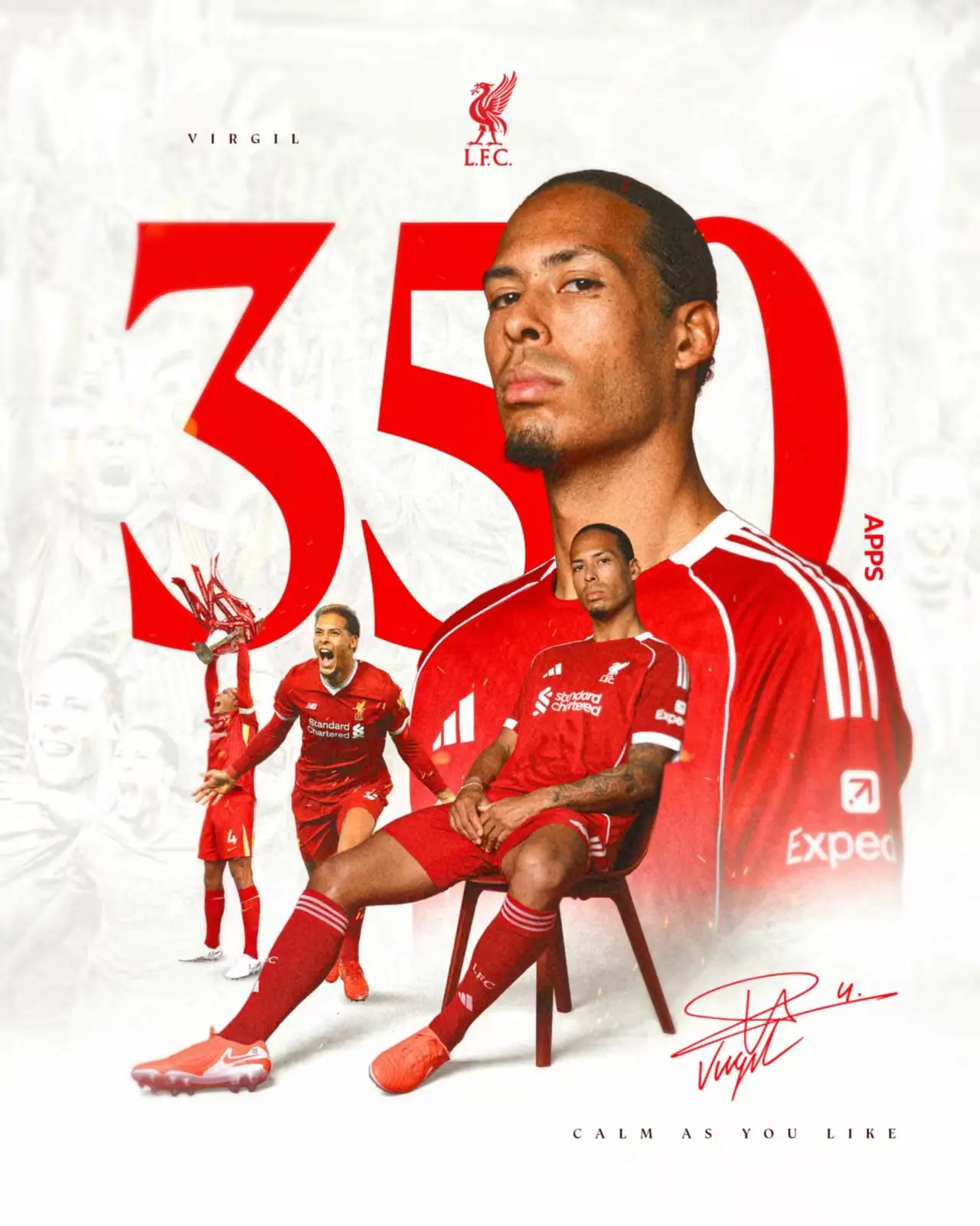 开云kaiyun网页版-创造里程碑，范戴克成为第50位为利物浦出场350次的球员